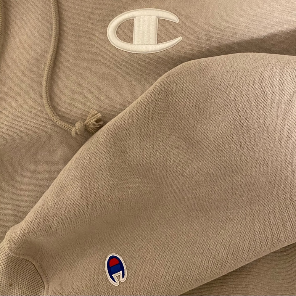 Reverse Weave Champion Cropped Hoodie